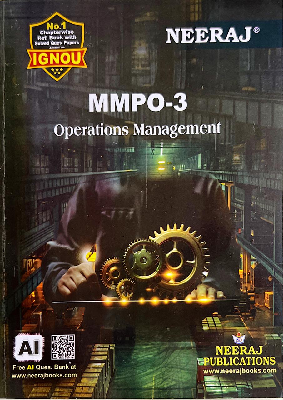 NeerajBooks : MMPO-3 Medium: English Operations Management