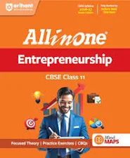 Arihant All in One Entrepreneurship Class 11 for CBSE Exam 2026-27 | NCERT Based Complete Theory, Practice Exercises, CBQs, A-R, Sample Papers & Mind Maps | Revised Edition as per Latest Syllabus