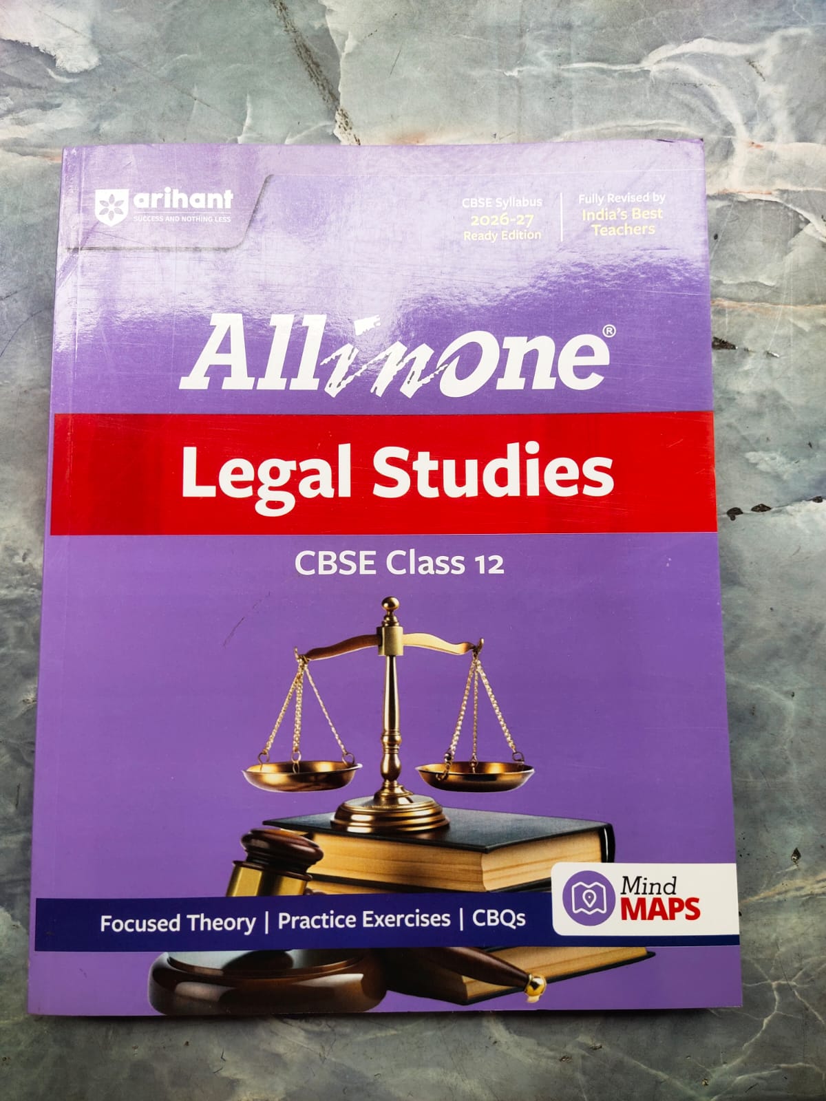 Arihant All in One Legal Studies Class 12 for CBSE Exams 2026-27 | Revised Edition as per latest syllabus | Simplified Theory, All Types of Exam ... MCQs, A-R, Case Based, Sample Question Papers