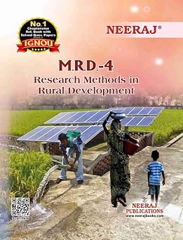 NEERAJ MRD-004 Research Methods In Rural Development- English Medium,