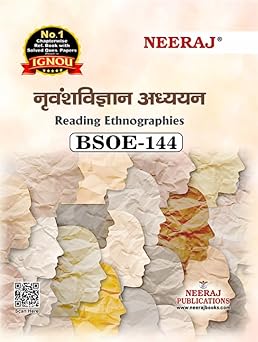 NEERAJ BSOE-144 Reading Ethnographies - Hindi Medium