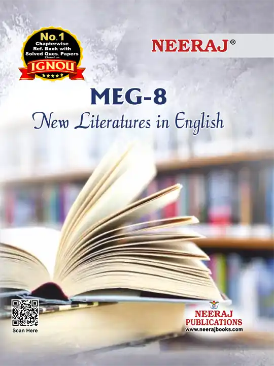 NEERAJ MEG-8 New Literatures In - English Medium, for MA- IGNOU