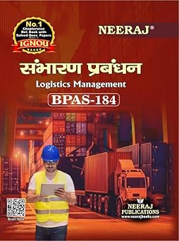 NEERAJ BPAS-184 (Logistics Management)Hindi Medium