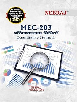 NEERAJ MEC-203 (Quantitative Methods) Hindi Medium