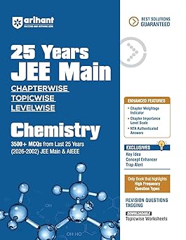 Arihant 25 Years JEE Main Chemistry / 2027 / EDITION