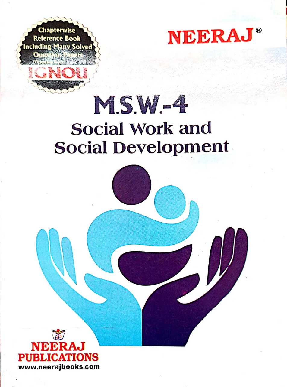 NEERAJ MSW-4 Social Work & Social Development- English Medium -