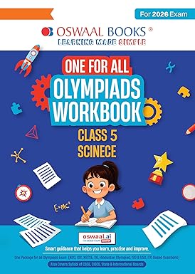 Oswaal One For All Olympiads Workbook Class 5 Science | Questions for SOF NSO & Other Olympiad Exams 2026 | With Sample Practice Papers & Oswaal.