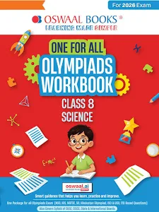 Oswaal One For All Olympiads Workbook Class 8 Science | Questions For Sof Nso & Other Olympiad Exams