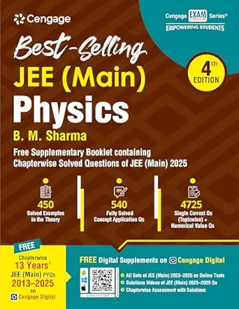 JEE Main Physics: 2024 Session 1 - Solved PYQs with Free Print & Video Solutions + Online Assessments + Digital Content`