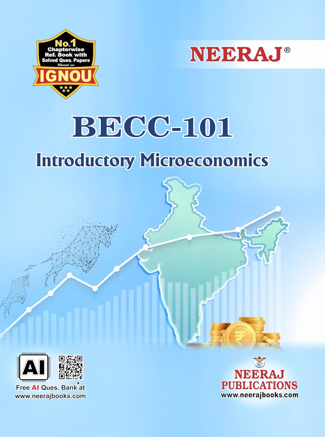 NEERAJ BECC-101 Introductory Microeconomics Reference Book with Solved Question Papers for IGNOU English Medium