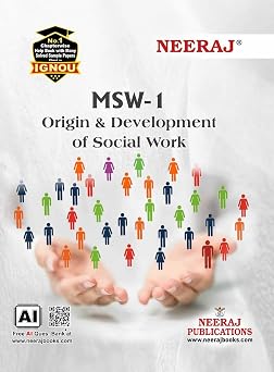 NEERAJ MSW-1 Origin & Development Of Social Work - English Medium