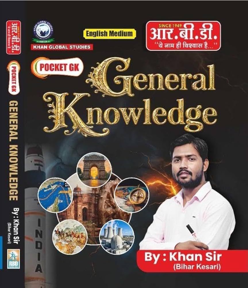 RBD Pocket GK General Knowledge English Medium By Khan Sir Latest Syllabus Bihar Keshari