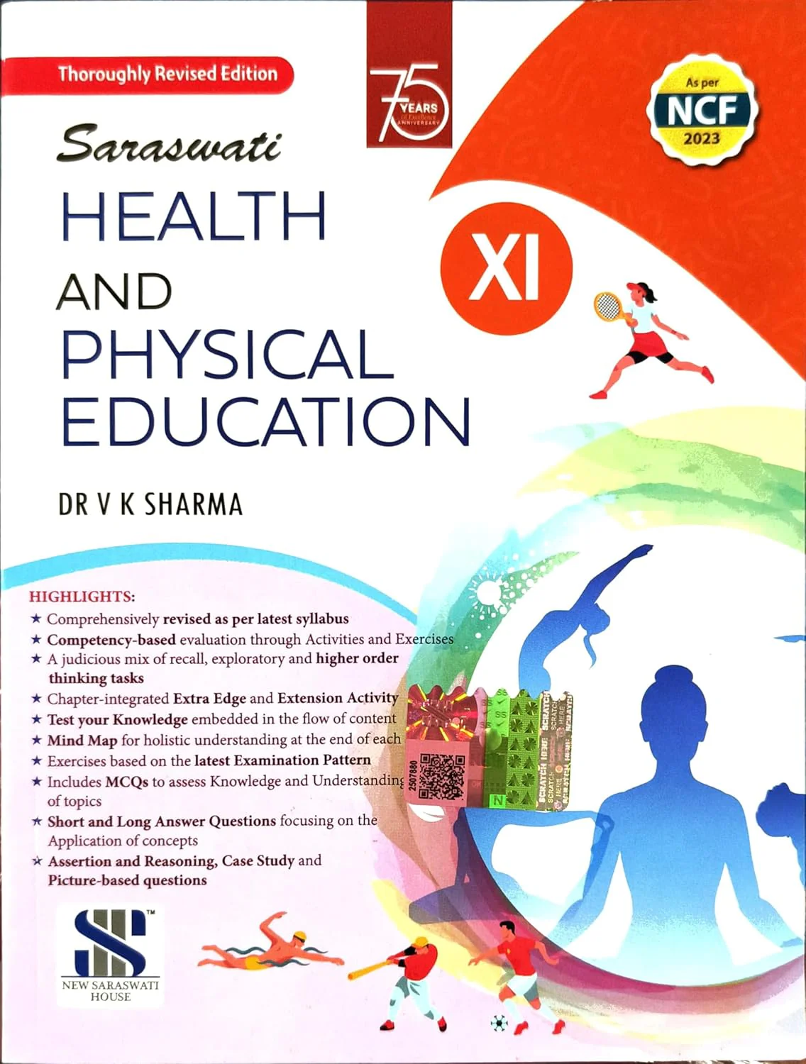 New Saraswati Health and Physical Education for CBSE Class 11 | Latest updated book for 2026-27 Examnination