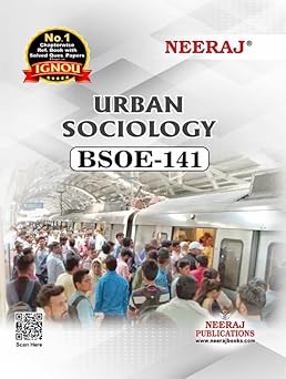 NEERAJ BSOE-141 Urban Sociology - ENGLISH MEDIUM