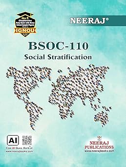 NEERAJ BSOC-110 Social Stratification- English Medium -