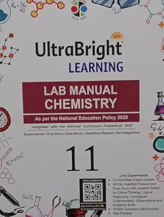 Ultra Bright Learning Lab Manual Chemistry Class 11th