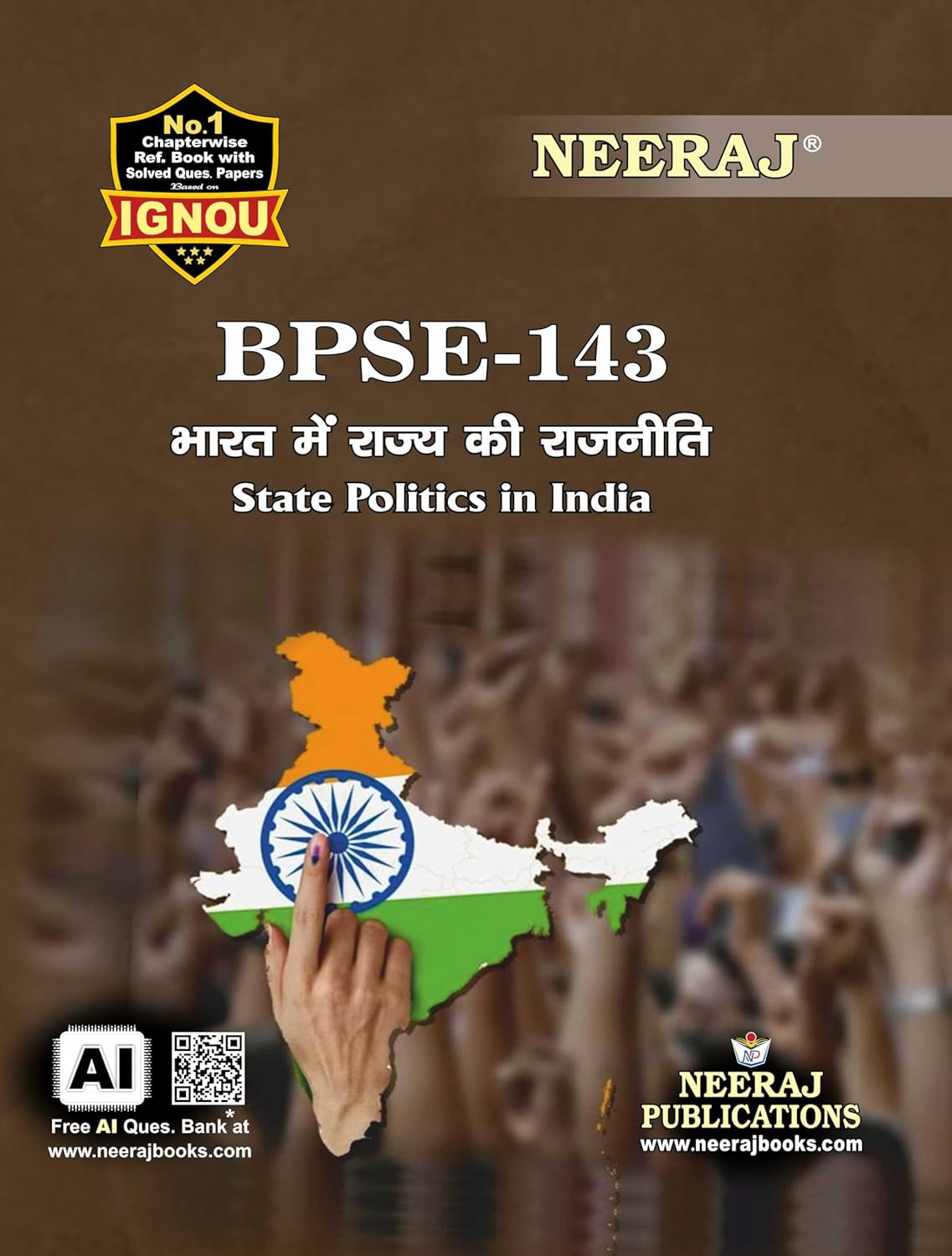 NEERAJ BPSE-143 Bharat men Rajya ki Rajniti -IGNOU-Hindi Medium