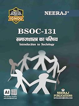 NEERAJ BSOC-131 Samajshastra ka Prichay Hindi Medium