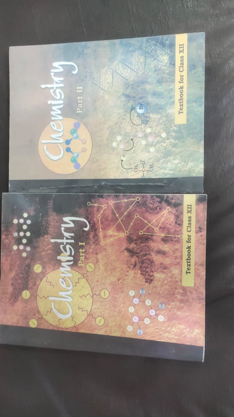 chemistry part 1 and 2  with 15rs binding each book