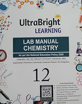Deepu Prakashan UltraBright Learning Lab Manual Chemistry Class 12