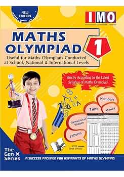 International Maths Olympiad - Class 1 (With OMR Sheets):Theori es with examples, MCQs & solutions, Previous questions, Model test papers