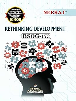 NEERAJ BSOG-173 Rethinking Development- English Medium