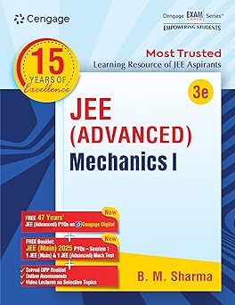 Cengage JEE Advanced Mechanics I with Free Online Assessments & Digital Content