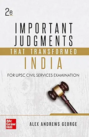 Important Judgments that transformed India, 2e for UPSC CSE 2026