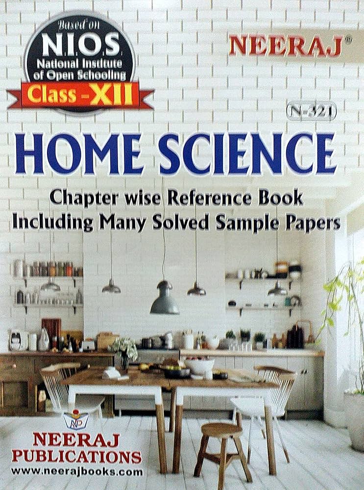 Neeraj Publication NIOS Home Science for Class 12th (N-321) in English Medium