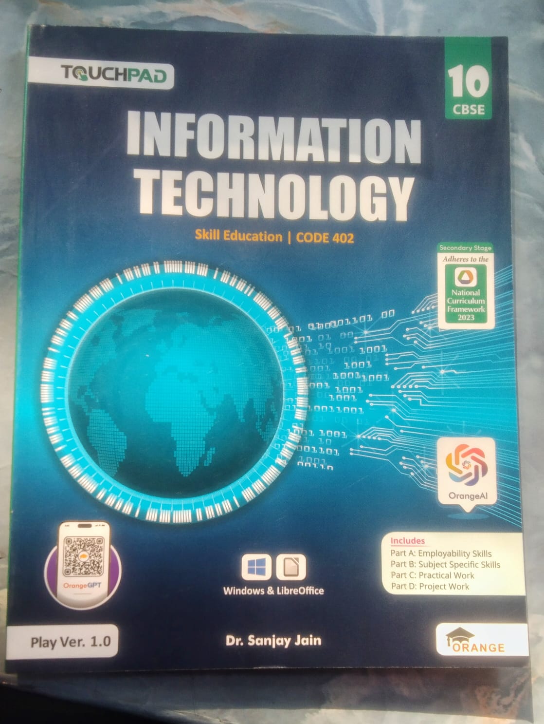 TOUCHPAD Information Technology Skill Course Subject Code 402 (Class 10 Edition 2026