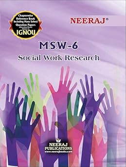 NEERAJ MSW-6 Social Work Research - English Medium