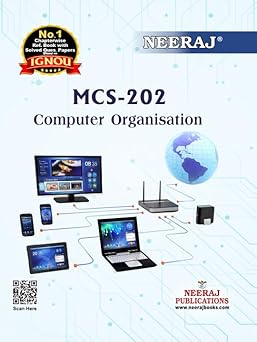 NEERAJ MCS-202 Computer Organisation | English Medium