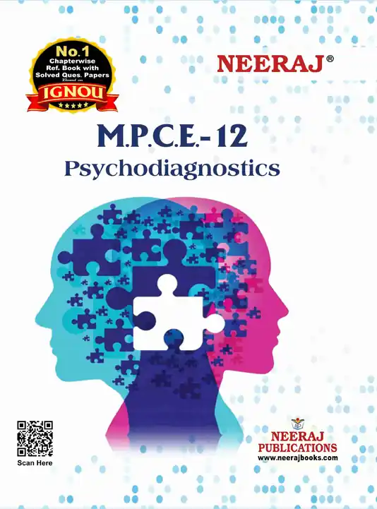 NEERAJ : MPCE-12 Medium: English Psychodiagnostics