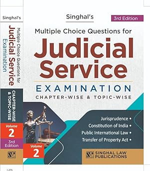 Volume 2 Multiple Choise Questions for Judicial Service Examination Chapter-Wise & Topic-Wise 3rd Edition