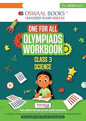 Oswaal One For All Olympiads Workbook Class 3 Science | Questions for SOF NSO & Other Olympiad Exams 2026 |With Sample Practice Papers & Oswaal.
