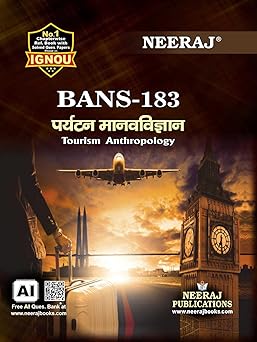 NEERAJ BANS-183 Paryatan Manav Vigyan -HINDI MEDIUM