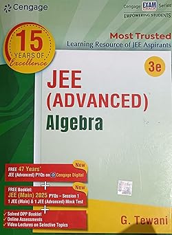 Cengage JEE Advanced Algebra By G Tewani
