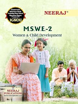 NEERAJ MSWE-2 Women and Child Development - English Medium -