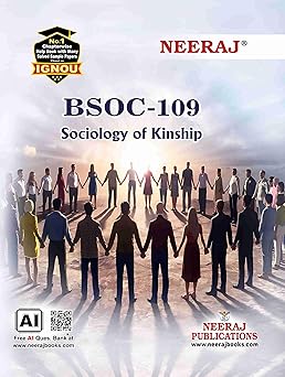NEERAJ BSOC-109 Sociology Of Kinship- English Medium -