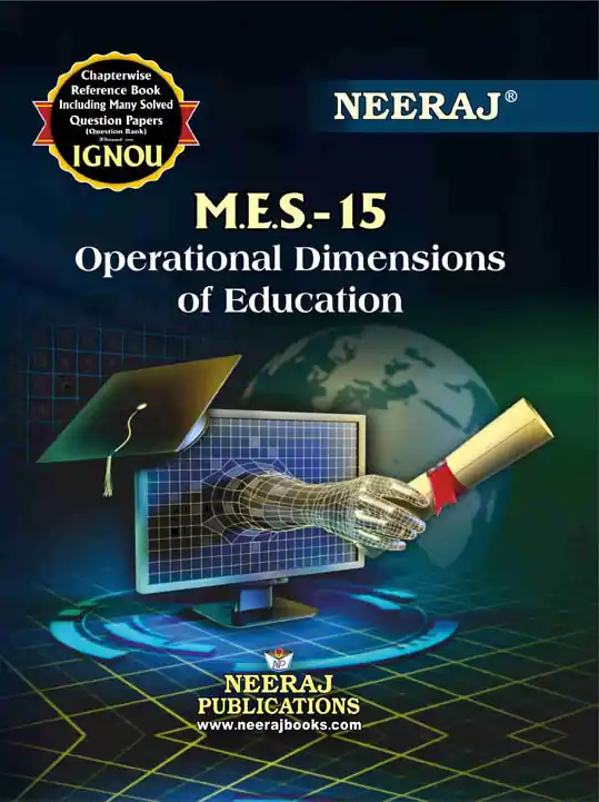 NEERAJ : MES-15 Medium: English Operational Dimensions of Educatio