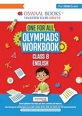 Oswaal One For All Olympiads Workbook Class 8 English | Questions for SOF IEO & Other Olympiad Exams 2026 | With Sample Practice Papers & Oswaal. by OSWAAL BOOKS 