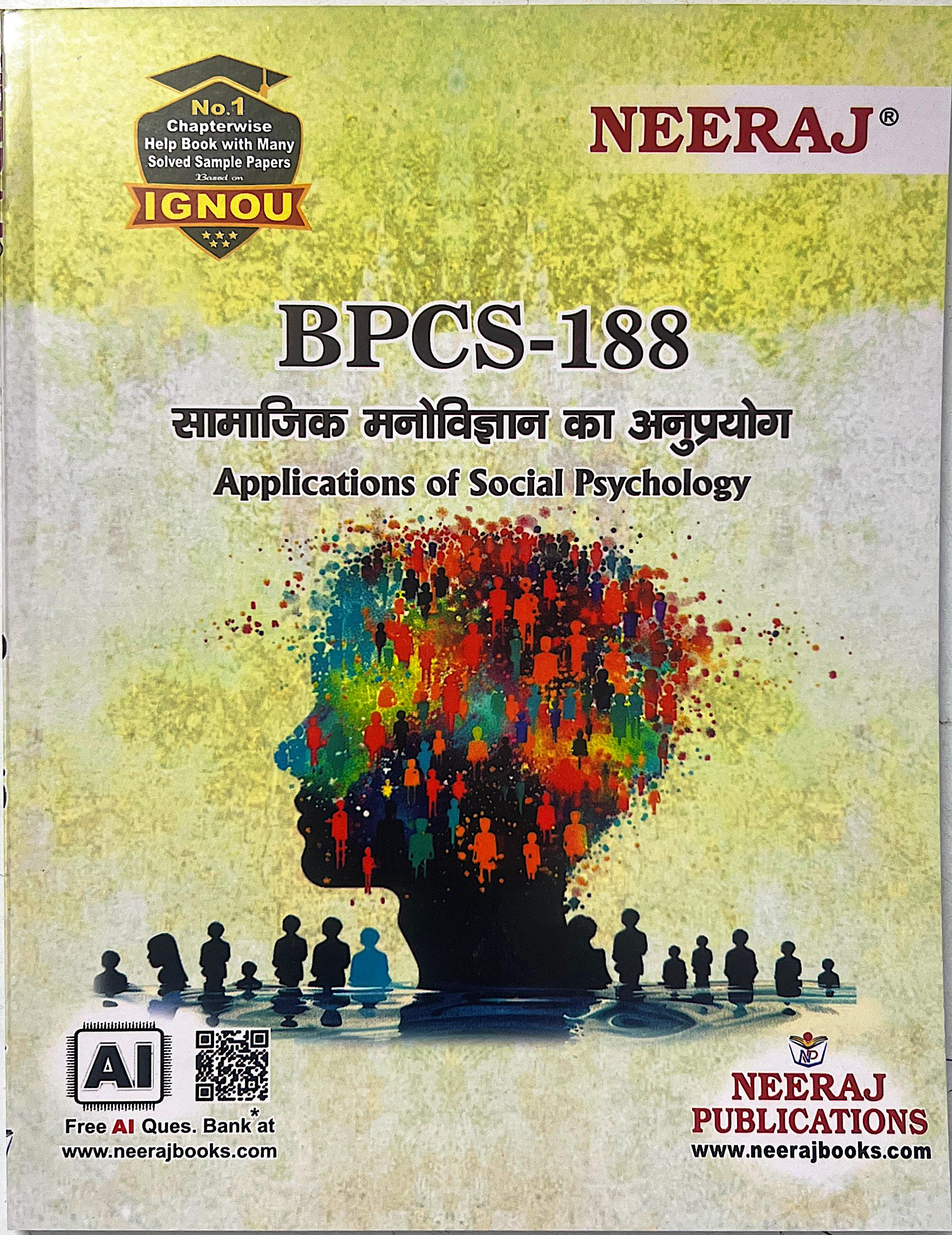 NEERAJ : BPCS-188 Application Of Social Psychology Medium: Hindi