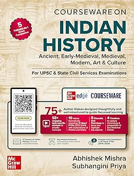 Indian History for UPSC 2026 by Chapter-wise 12 Years Online Prelims & Mains PYQs (2013-24) | 75+ Online Author Videos | 5-Themes-in-1: Ancient, Early-Med, Med, Modern, Art & Culture