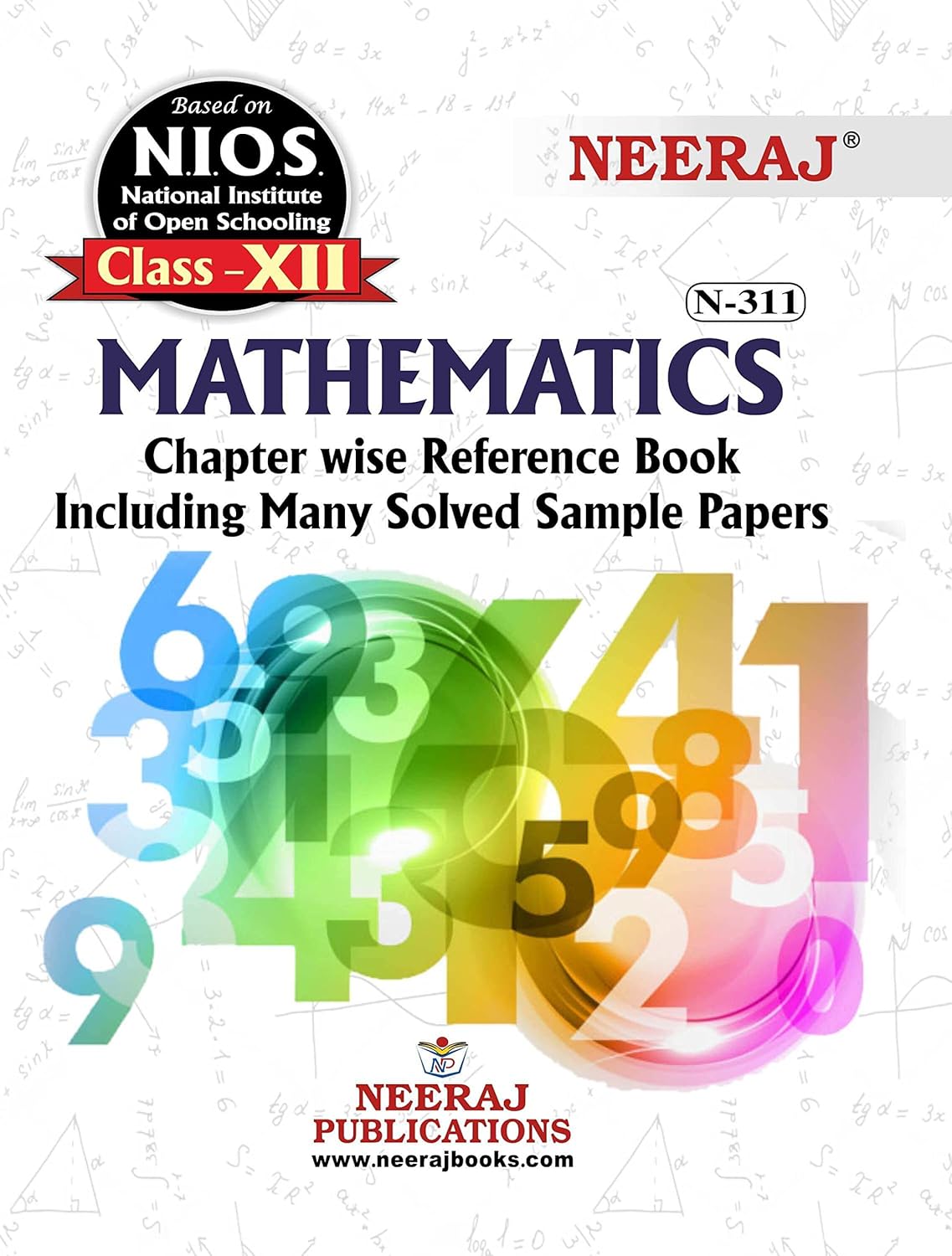 NEERAJ N -311 Mathematics Book - English Medium - for 12th Class