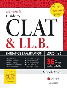 Universal’s - Guide to CLAT & LL.B. Entrance Examination, 36/e