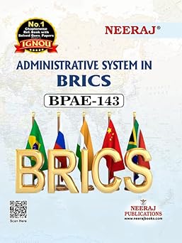 NEERAJ BPAE-143 Administrative of Brics | English Medium