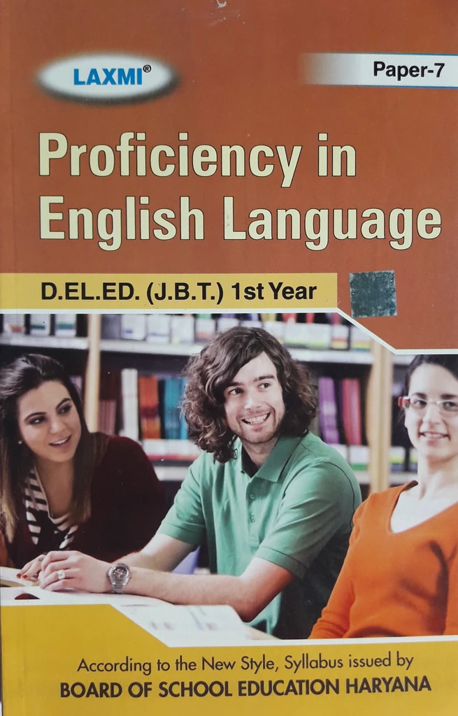 PROFICIENCY OF ENGLISH LANGUAGE D.EL.ED. ( J.B.T.) 1ST YEAR