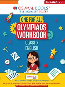 Oswaal One For All Olympiads Workbook Class 7 English | Questions for SOF IEO & Other Olympiad Exams 2026 | With Sample Practice Papers & Oswaal