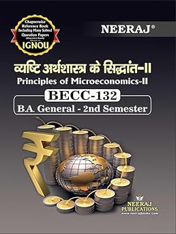 NEERAJ BECC-132 Principles of Microeconomics-II | Hindi Medium