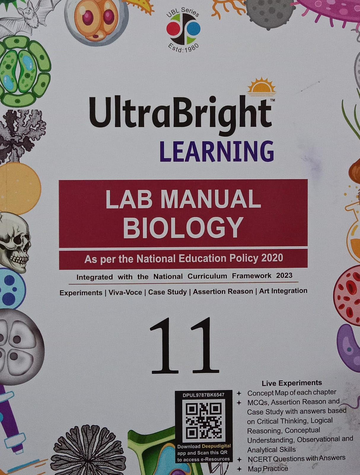 Ultra Bright Learning Lab Manual Biology Class 11th